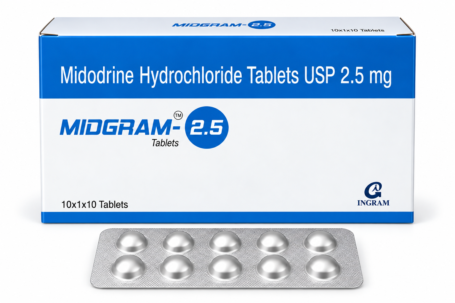 MIDGRAM 2.5 BOX WITH STRIP Midgram 2.5